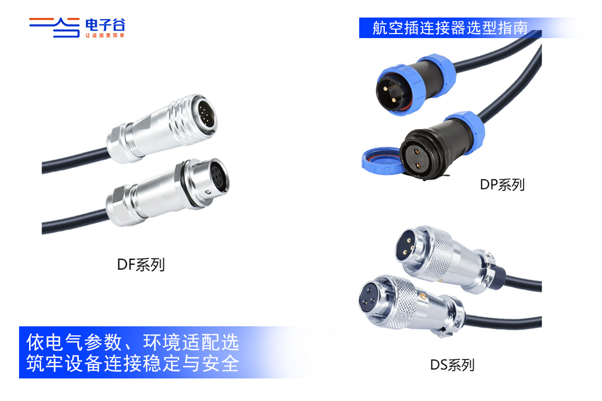 航空插头怎么选？核心要点与系列特性指南！