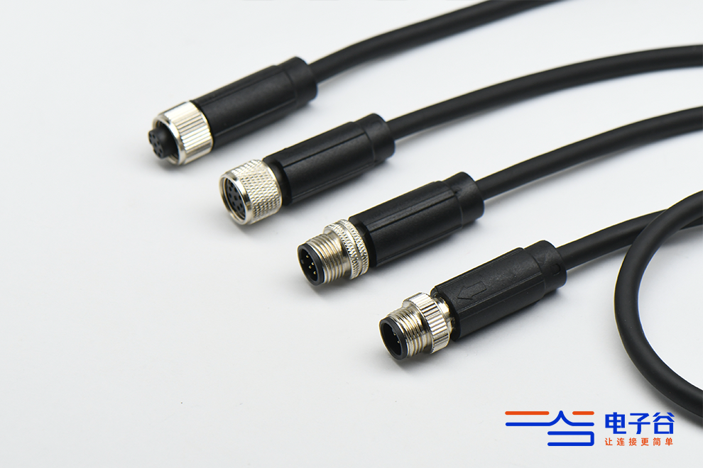 M12预铸线束连接器基础认知工业级航插线束核心构造与优势