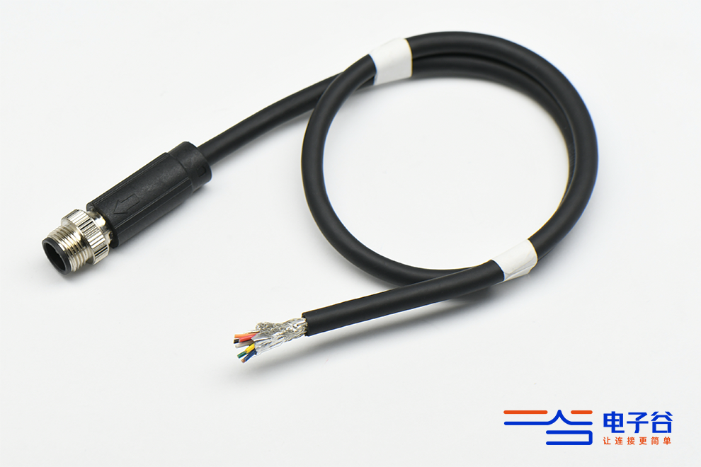 化工车间耐腐耐油M12航空插头 IP68防水圆形连接器应用